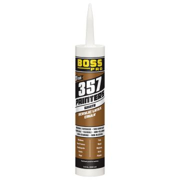 Soudal Boss 357 Painter's Caulk - 9.5oz Cartridge - White