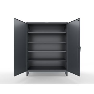 Strong Hold 56-304 Extreme Duty 12 GA Storage Cabinet, 60x30x78 in - 4 Deep Shelves