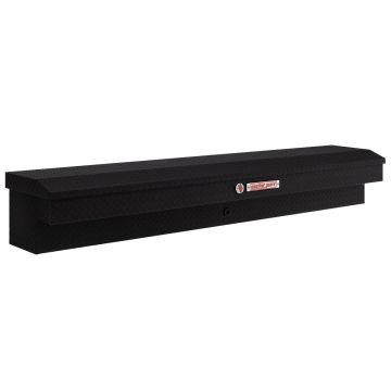 Weather Guard Model 164-52-04 - 87" Lo-Side Box - Aluminum - Textured Matte Black - 7.0 cu ft