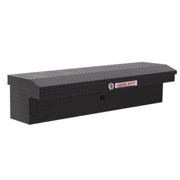 Weather Guard Model 178-5-04 - 56" Low Profile Lo-Side Box - Aluminum - Gloss Black - 4.0 cu ft