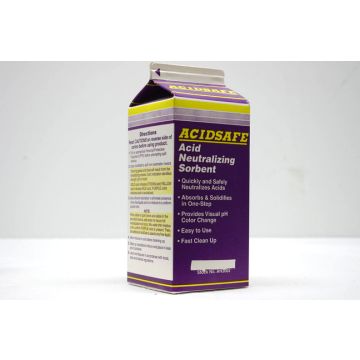 Wyk AN3024-WYK Shaker Carton with 2 lbs. of Acid Safe Neutralizing Sorbent - 12 Carton Pack