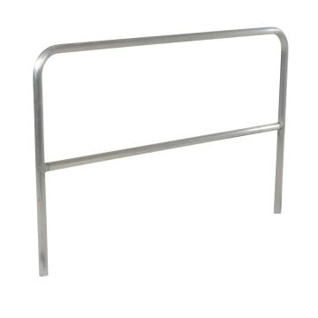 Vestil 42" Aluminum Pipe Safety Railing - OSHA Guardrail - 24 to 120 in. Lengths