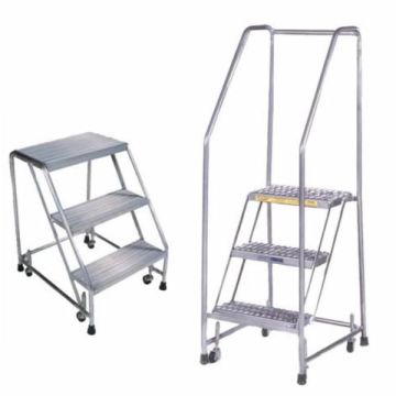 Ballymore Aluminum Spring Loaded Caster Ladder