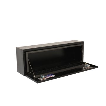 Better Built 64210121 Steel 60" Crown Hi-Side Top Mount Truck Tool Box - Black Finish