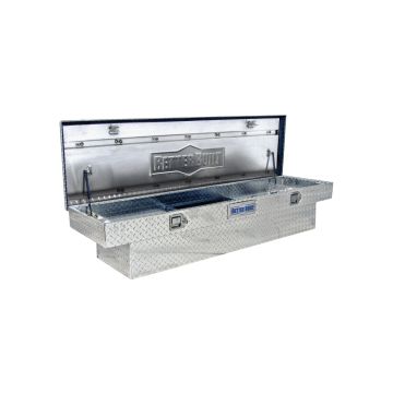 Better Built Crown Aluminum Crossover Saddle Truck Box - Silver Finish