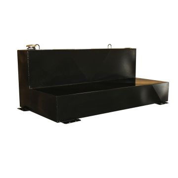 Better Built 29211580 Steel L-Shaped Transfer Tank - 75 Gallons - Gloss Black Finish