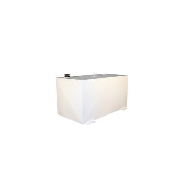 Better Built 29224164 Steel Rectangular Transfer Tank - 100 Gallons - White Finish