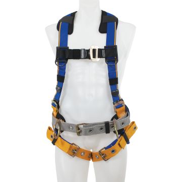 Werner Blue Armor Construction Harness - Back/Hip D-Rings with Belt