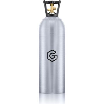 20Lb Aluminum CO2 Tank / Gas Cylinder with CGA 320 Valve - DOT Approved