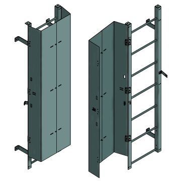 Cotterman LG-6 - 6' Security Ladder Guard Door for Fixed Ladders