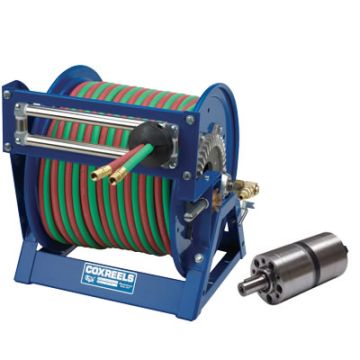 Coxreels 1275 Welding Series Motorized Dual Hose Reels with Hydraulic Rewind