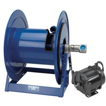 Coxreels 1195 Series Motorized Hose Reels with 24V DC 1/2 HP EXP. Explosion Proof Reversible