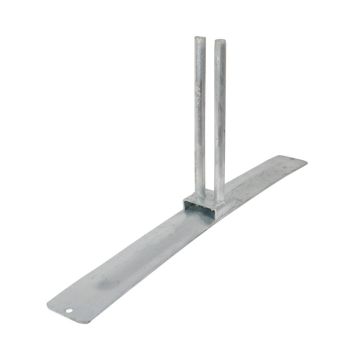 Metaltech Reinforced Flat Base Plate / Foot for Protec and Securiguard Panels