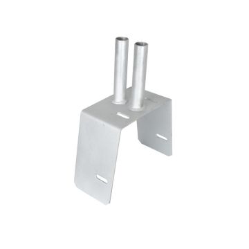 Metaltech Middle Fence Base for Concrete Jersey Panels