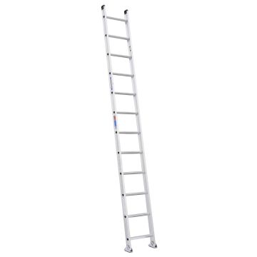 Werner D1500-1 Series Aluminum D-Rung Single Ladders