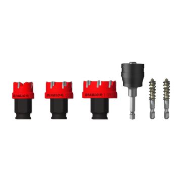 Diablo DHS06CFS 6 pc Steel Demon&trade; Carbide Teeth Hole Cutter Set (6-Pieces)