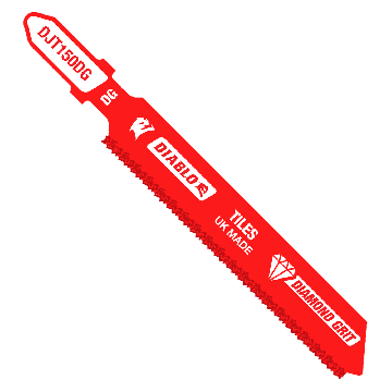 Diablo DJT150DG 3-1/4" Diamond Grit T-Shank Jig Saw Blade for Hard Tiles