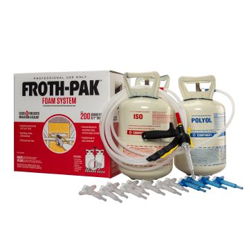 Dow 12031949 Froth-Pak Low GWP 200 Closed Cell Spray Foam Sealant Kit