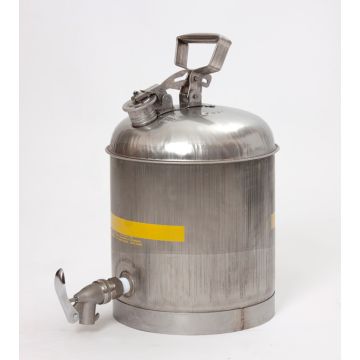 Eagle Manufacturing 1327 - 5 Gallon Stainless Steel Faucet Can with Stainless ECO Faucet and Neoprene Gasket