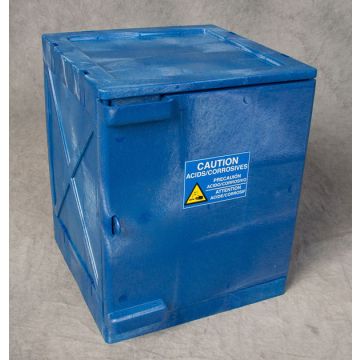 Eagle Manufacturing M04CRA Blue 4 gal. (15.2 L) 4 Gallon Modular Quik-Assembly Bench Top Cabinet - Blue with 18" (45.8 cm)