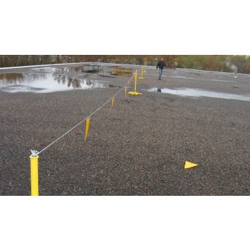 Garlock Powder Coated Everlasting Warning Line Permanent Visual Warning Systems