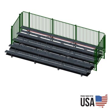 Granite Industries 90786 Signature Series Bleacher Package 5 Rows 15 ft