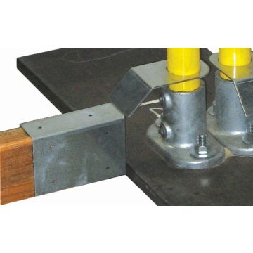 Guardian 15184 Toeboard Attachment for Baseplate 15180-G for G-Rail Guardrail Systems