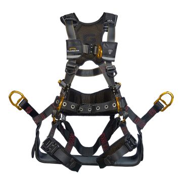 Guardian B7-Comfort Tower Climbing Harness with Waist Pad - Quick Connect Chest - Quick Connect Legs
