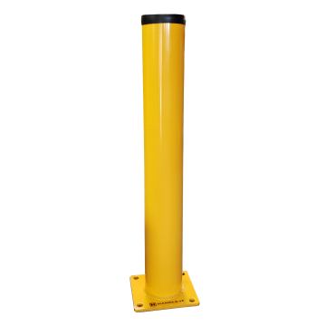 Handle-It BO-6-42-MD Surface Mount Steel Bollard - 6" Diameter - 42" Tall