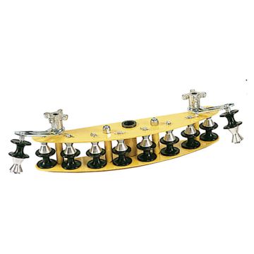 Jameson 80-162-A 60 Degree Dual Corner Block with Aluminum Rollers