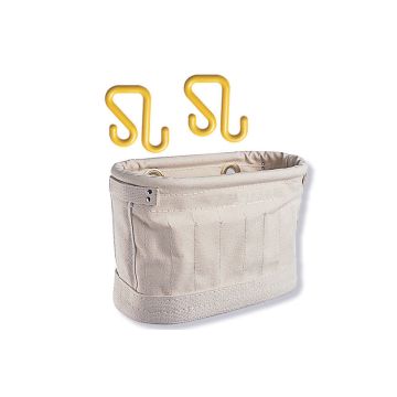 Jameson 24-40S Canvas Bag with 15 Inside Pockets and Two "S" Hooks