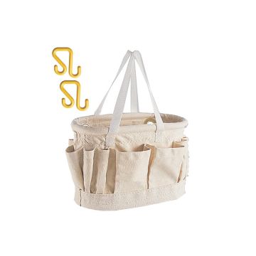 Jameson 24-42S Canvas Tool Bag with Handles with 13 Outside Pockets and Two "S" Hooks
