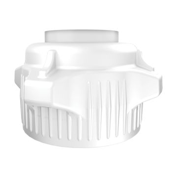 Justrite 12891 53mm Carboy Cap with Open Top and Closed adapter