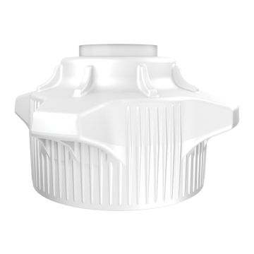 Justrite 12897 120mm Carboy Cap with Open Top and Closed adapter