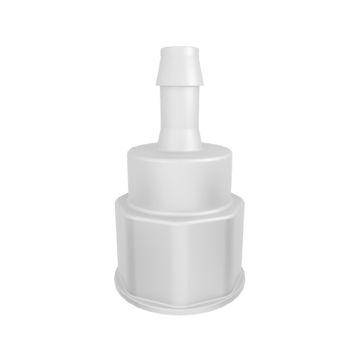 Justrite 12903 1-1/8" Thread with 3/8" Hose Barb Fitting