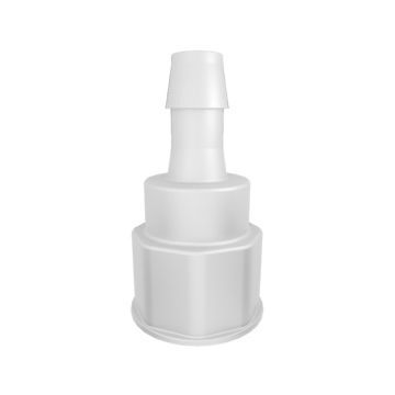 Justrite 12904 1-1/8" Thread with 1/2" Hose Barb Fitting