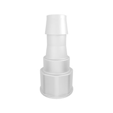 Justrite 12905 1-1/8" Thread with 3/4" Hose Barb Fitting