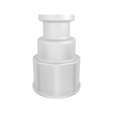 Justrite 12906 1-1/8" Thread with 3/4" Sanitary Connect Fitting