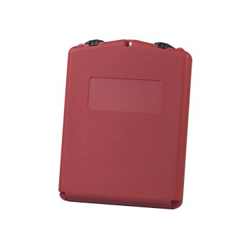 Justrite S23304 Medium Polyethylene Document Storage Box for SDS Sheets with Lockable Front Opening