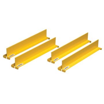 Justrite 29985 Shelf Dividers Fit Shelf Depth of 14" - Set of 4