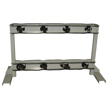 Justrite 35302 Gas Cylinder Stand - 8 Cylinder Capacity - Back-to-Back Stored - Steel