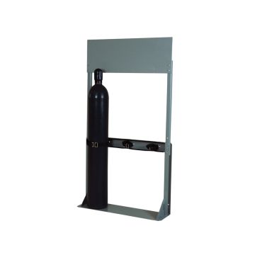 Justrite 35308 Gas Cylinder Process Stand - 3 Cylinder Capacity - Steel