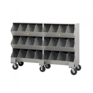 Little Giant Double Width Mobile Storage Bins