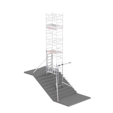 Low-Level Access MiTower Stair Kit for MiTower Quick Assembly Rolling Access Tower - 325 lb. Capacity