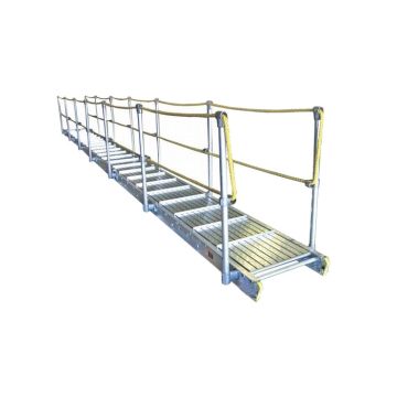Marine Gangway 28" Width Rope Handle Aluminum 750lb Rated