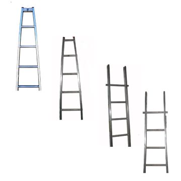 Metallic Ladder Aluminum Window Cleaning Pre-Configured Ladders