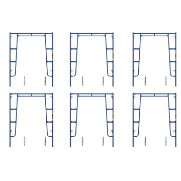 Metaltech M-MA660VLV1 Walk-Thru Arch Frame 6' 4