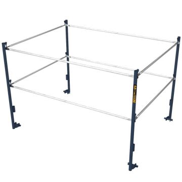 Metaltech 7'W x 5'D Scaffold Tower Guard Rail System