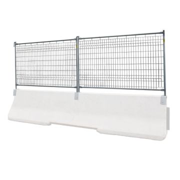 Metaltech 52 " x 76" Crowd and Traffic Control Panel for Concrete Jersey
