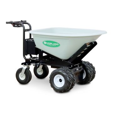 Granite Industries 70360 Overland 600 Series 8 Cubic Foot Electric Wheelbarrow - 8 Cubic Foot - Manual Dump